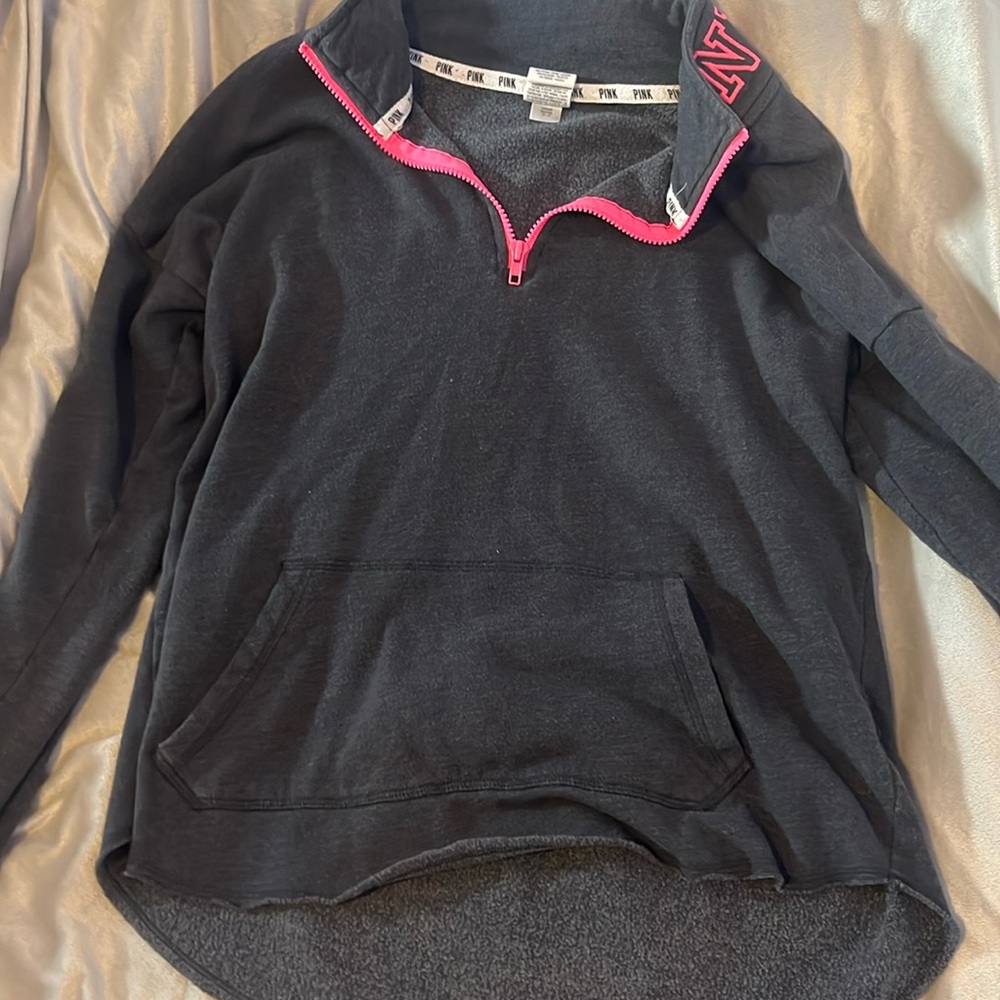 pink crew neck